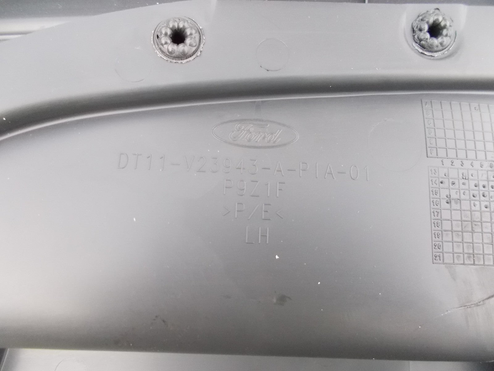 2016 FORD TRANSIT CONNECT NSF PASSENGER SIDE FRONT DOOR CARD DT11V23943AN1FPI