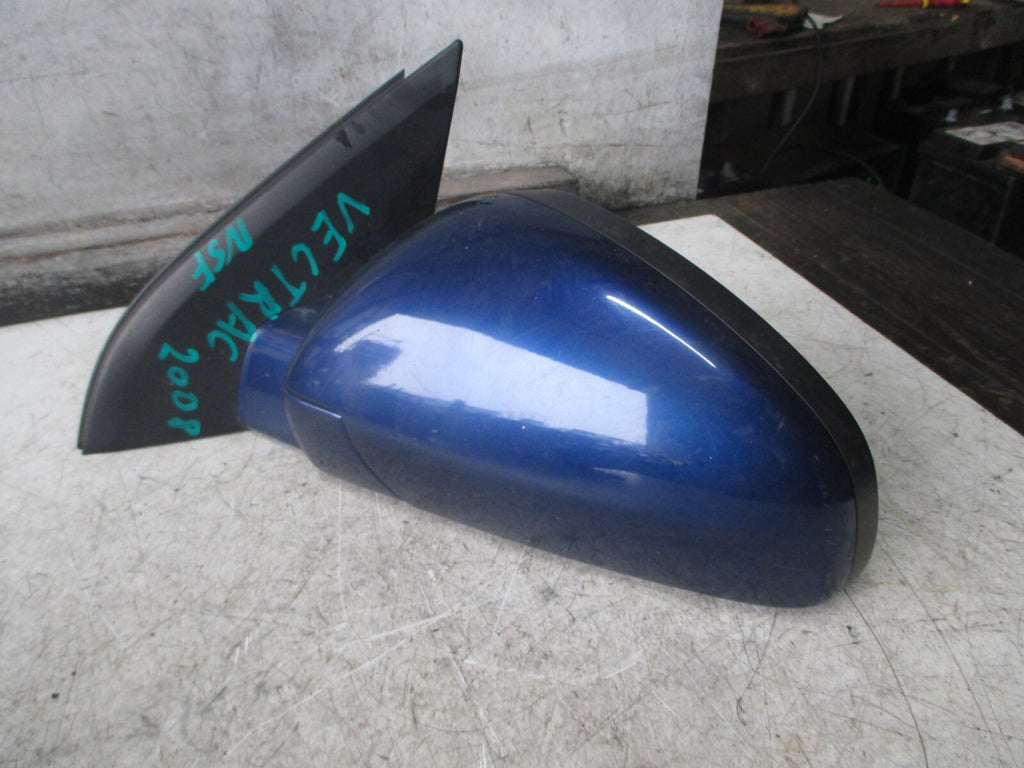 VAUXHALL VECTRA C 2008 NSF PASSENGER SIDE ELECTRIC WING MIRROR BLUE 24436149