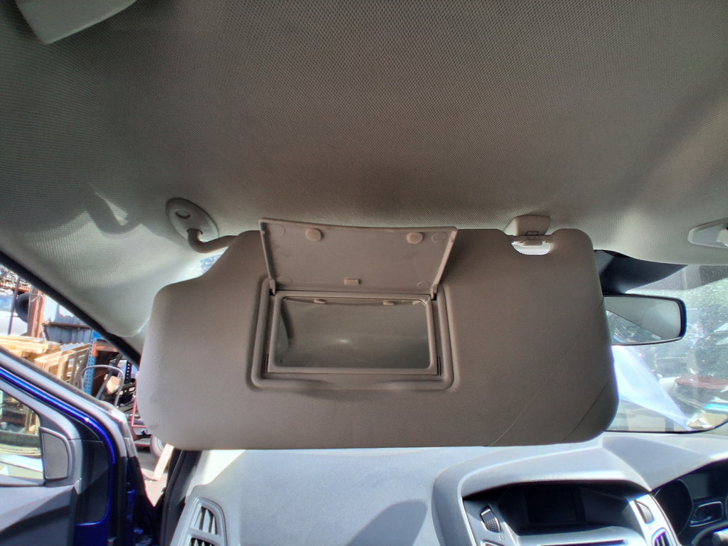 2015 FORD FOCUS MK3 HATCHBACK NSF PASSENGER SIDE FRONT SUN VISOR SHADE
