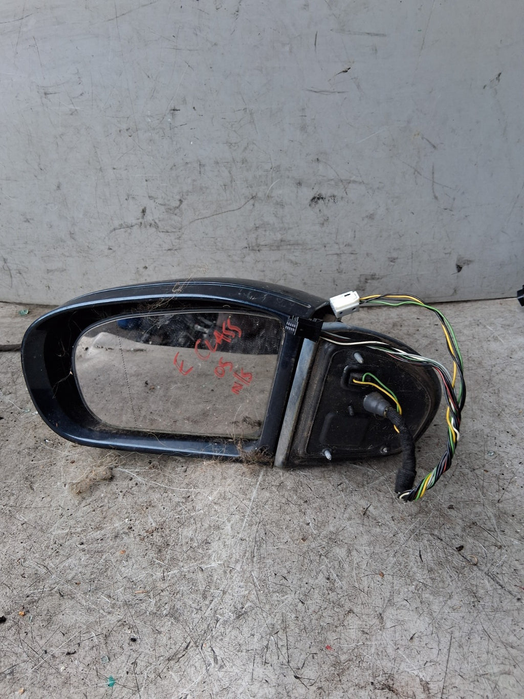 2008 MERCEDES BENZ E CLASS NS PASSENGER SIDE WING MIRROR 41-3133-419