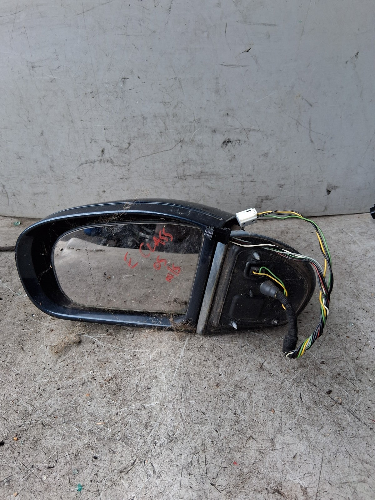 2008 MERCEDES BENZ E CLASS NS PASSENGER SIDE WING MIRROR 41-3133-419