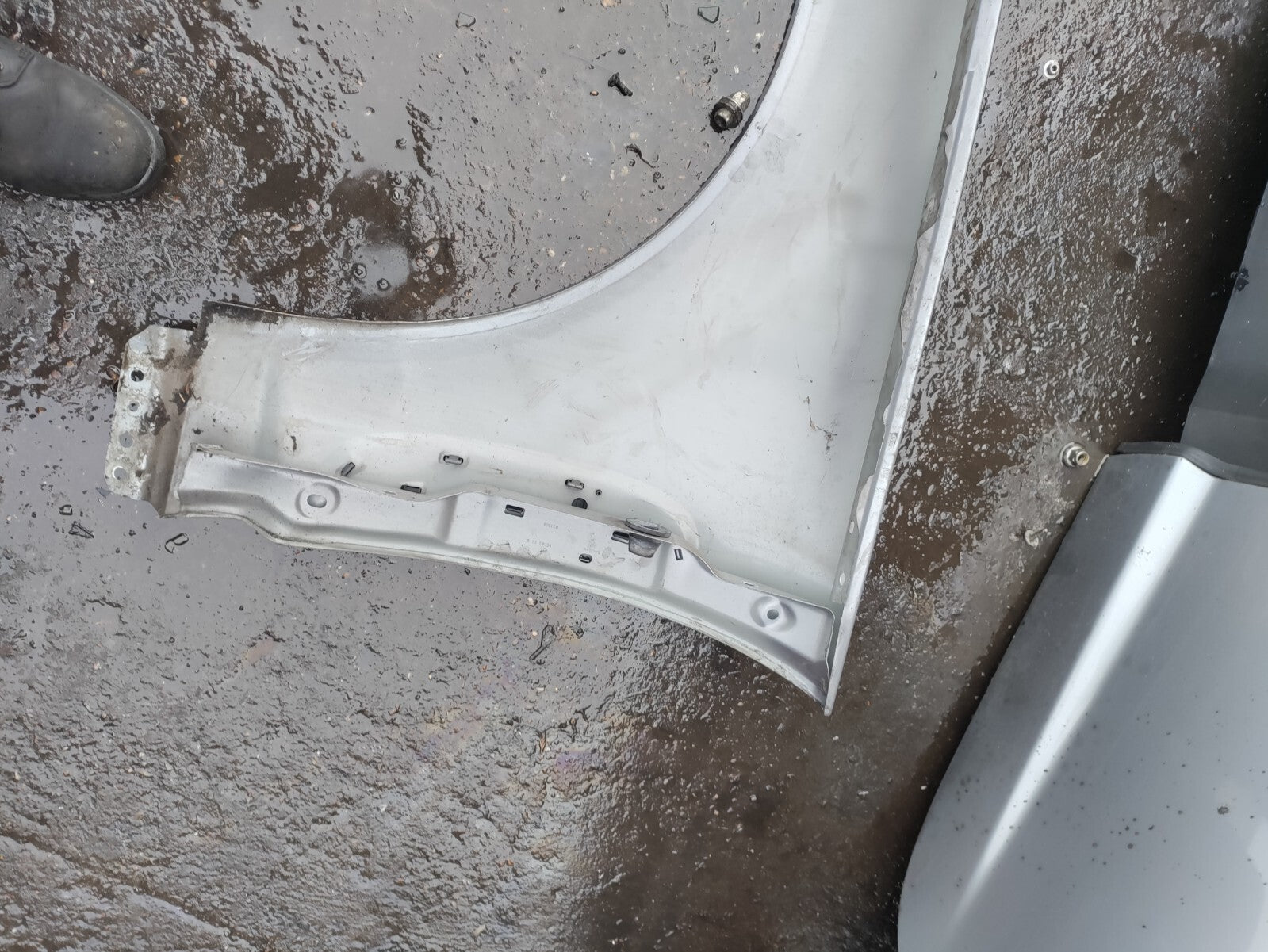 2009 JAGUAR XF X250 OSF DRIVER SIDE WING PANEL SILVER