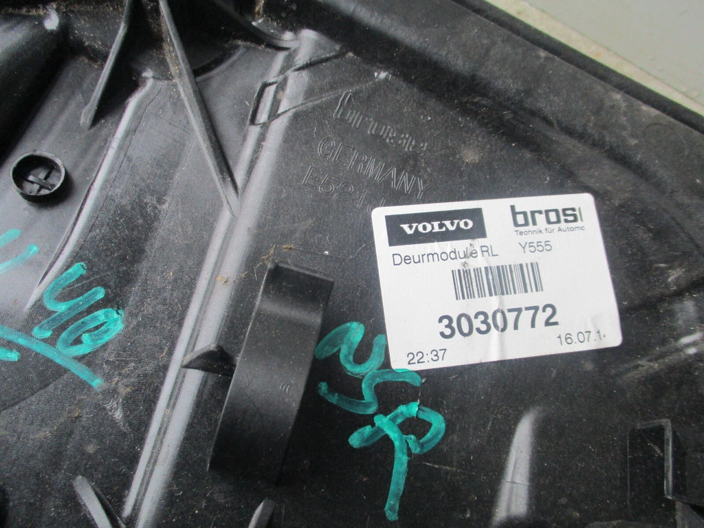 2015 VOLVO NSR PASSENGER SIDE REAR WINDOW MOTOR REGULATOR 31276217