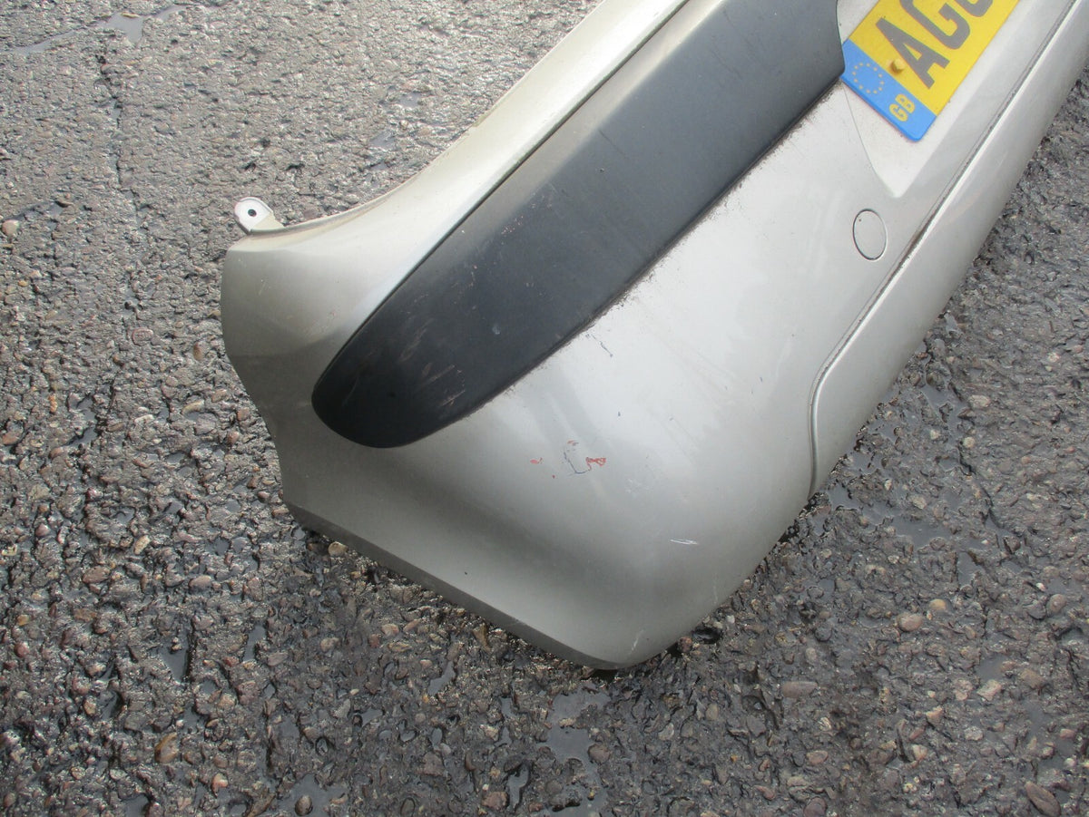 PEUGEOT 1007 2006 REAR BUMPER SILVER 9646177377