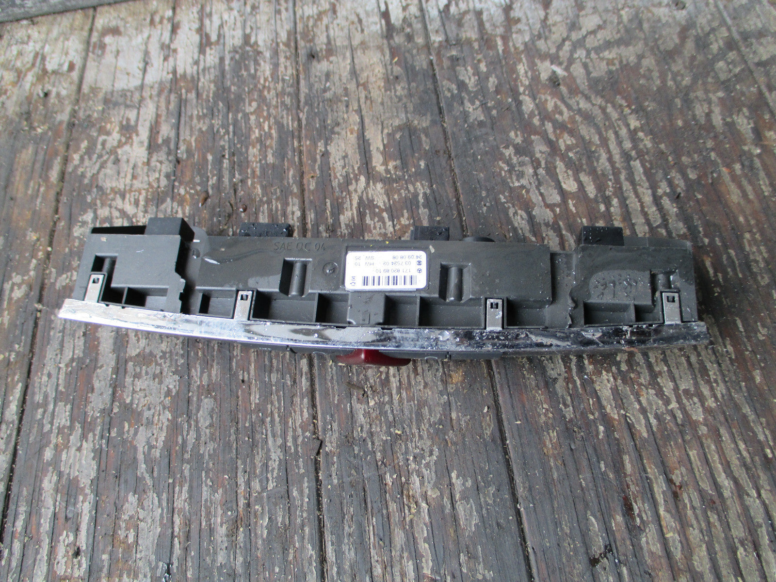 MERCEDES BENZ SLK R171 2010 HAZARD SWITCH PANEL DOOR LOCK 1718208910