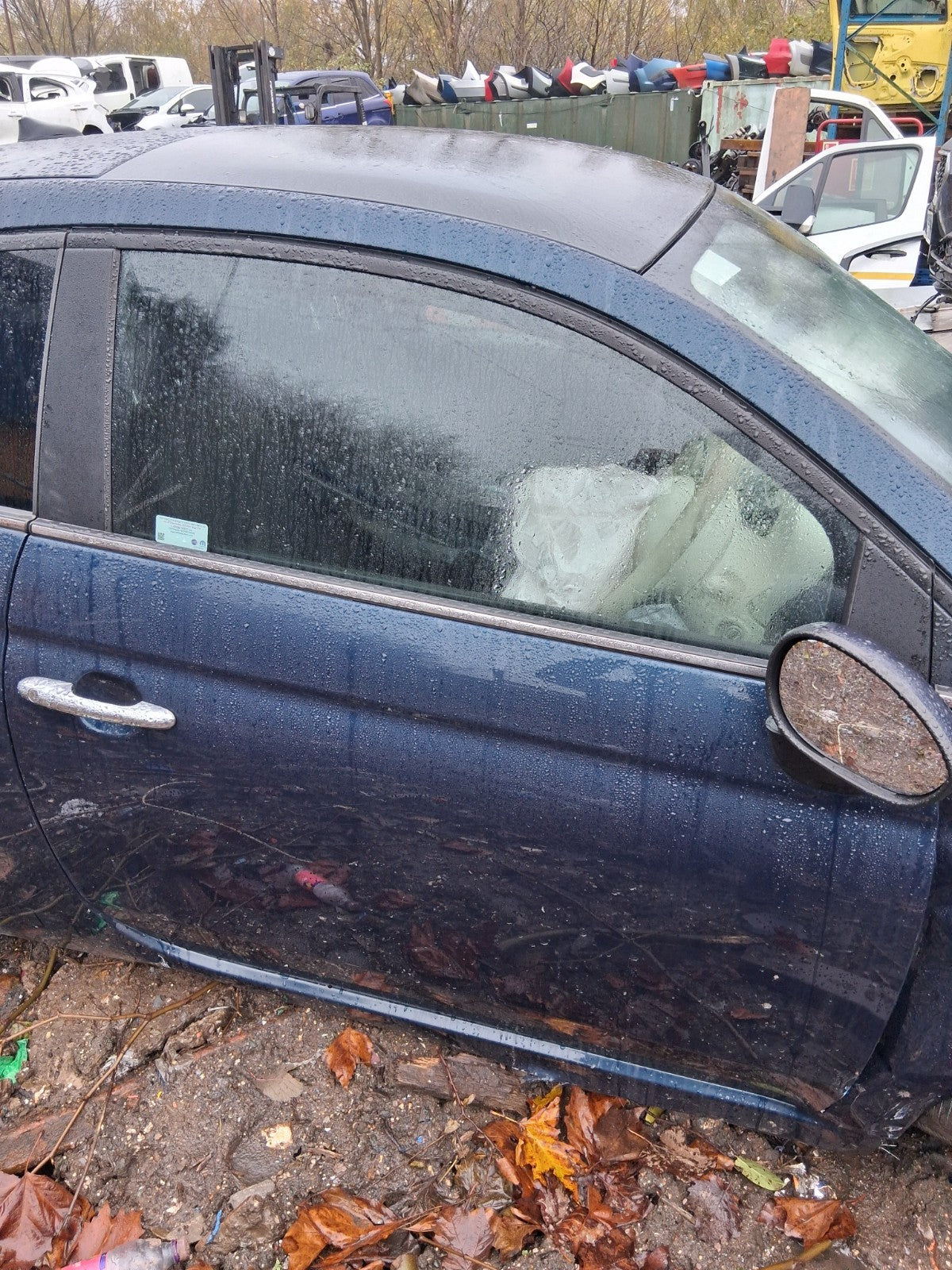 2023 FIAT 500 MHEV OSF DRIVER SIDE FRONT RIGHT WINDOW GLASS