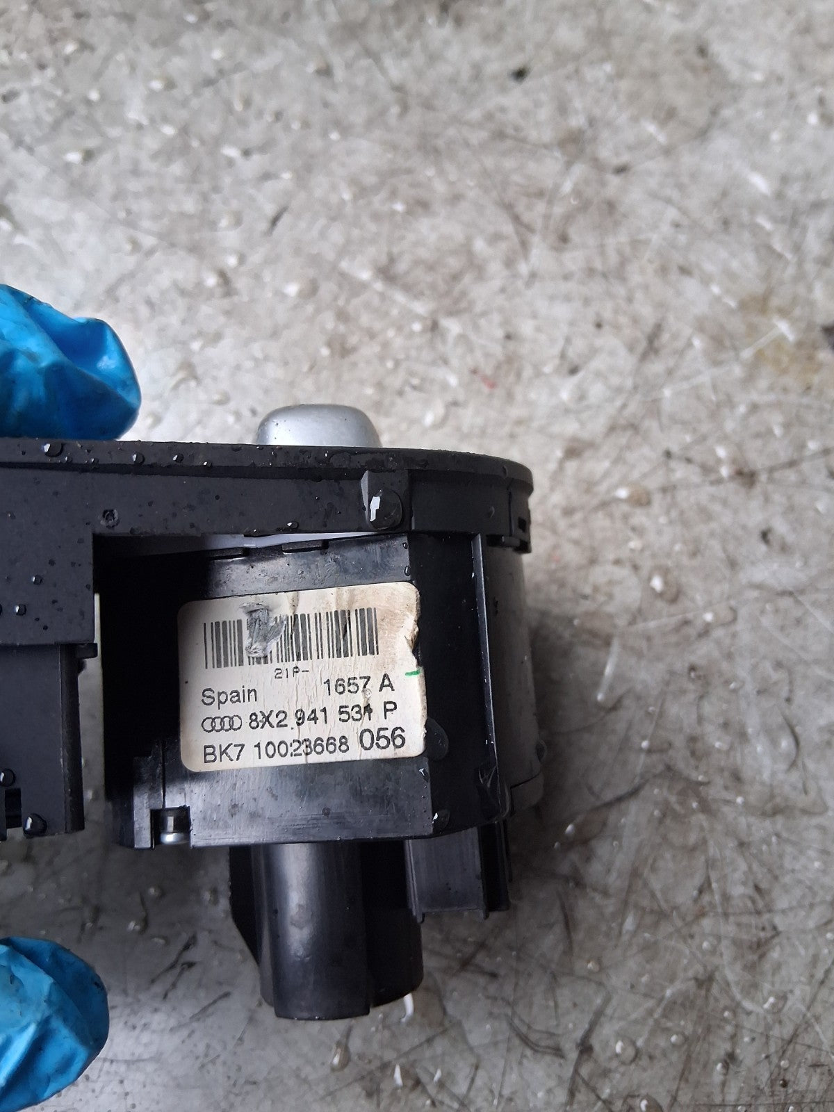 2015 AUDI A1 HEADLIGHT CONTROL SWITCH BUTTON BK710023668