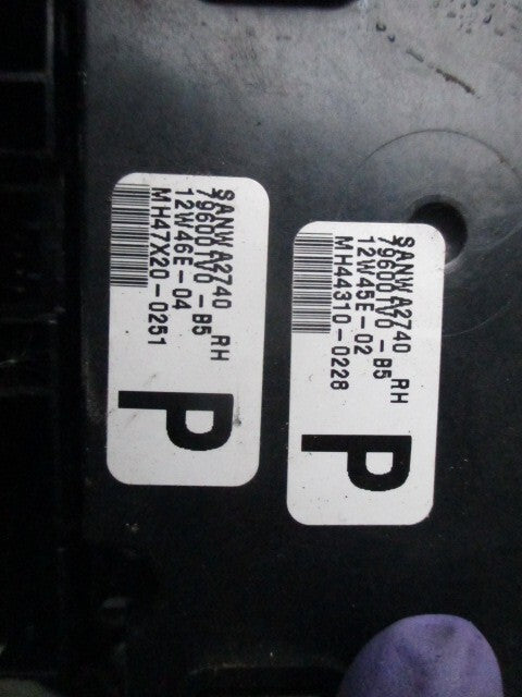 2013 HONDA CIVIC MK9 AC HEATER CLIMATE CONTROL SWITCH PANEL 79600TV0B5