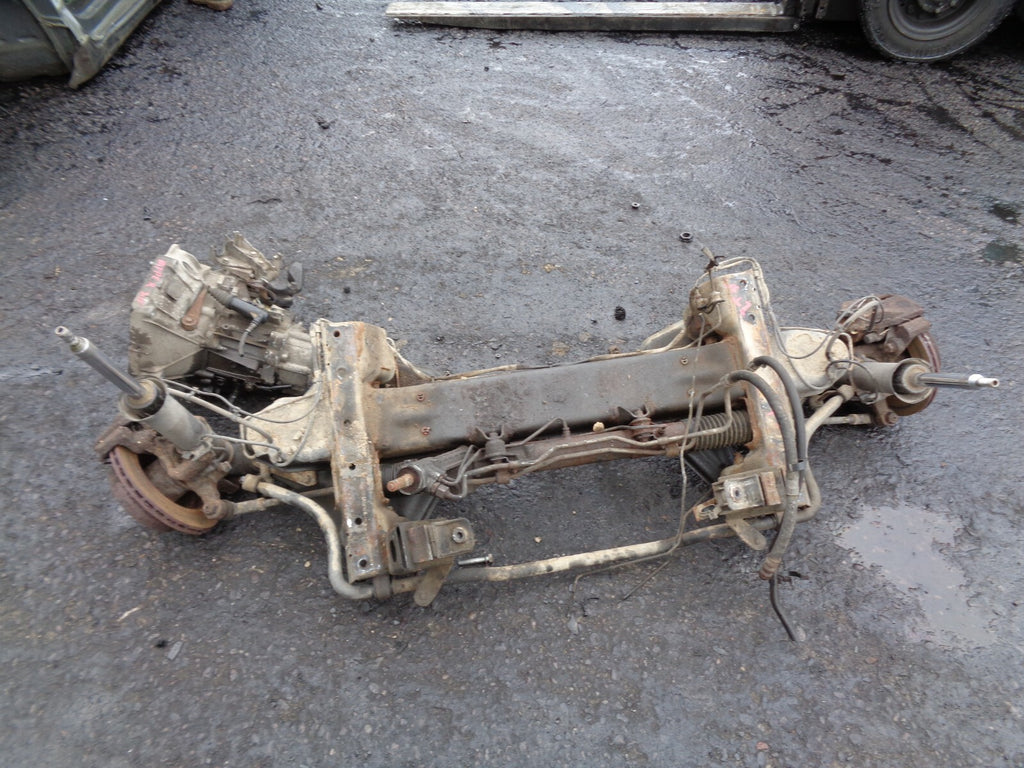 VW VOLKSWAGEN LT 35 2006 COMPLETE FRONT AXLE SUB FRAME CRADLE HUB DISC RACK