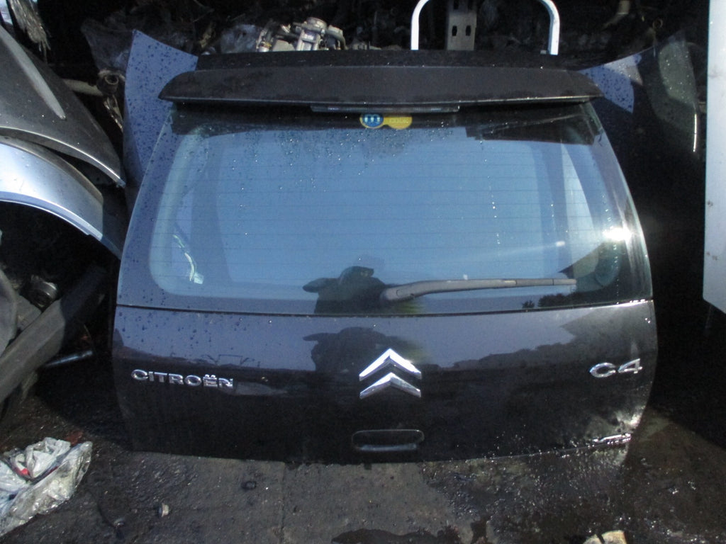 CITROEN C4 MK1 2007 REAR COMPLETE TAILGATE BOOTLID BLACK