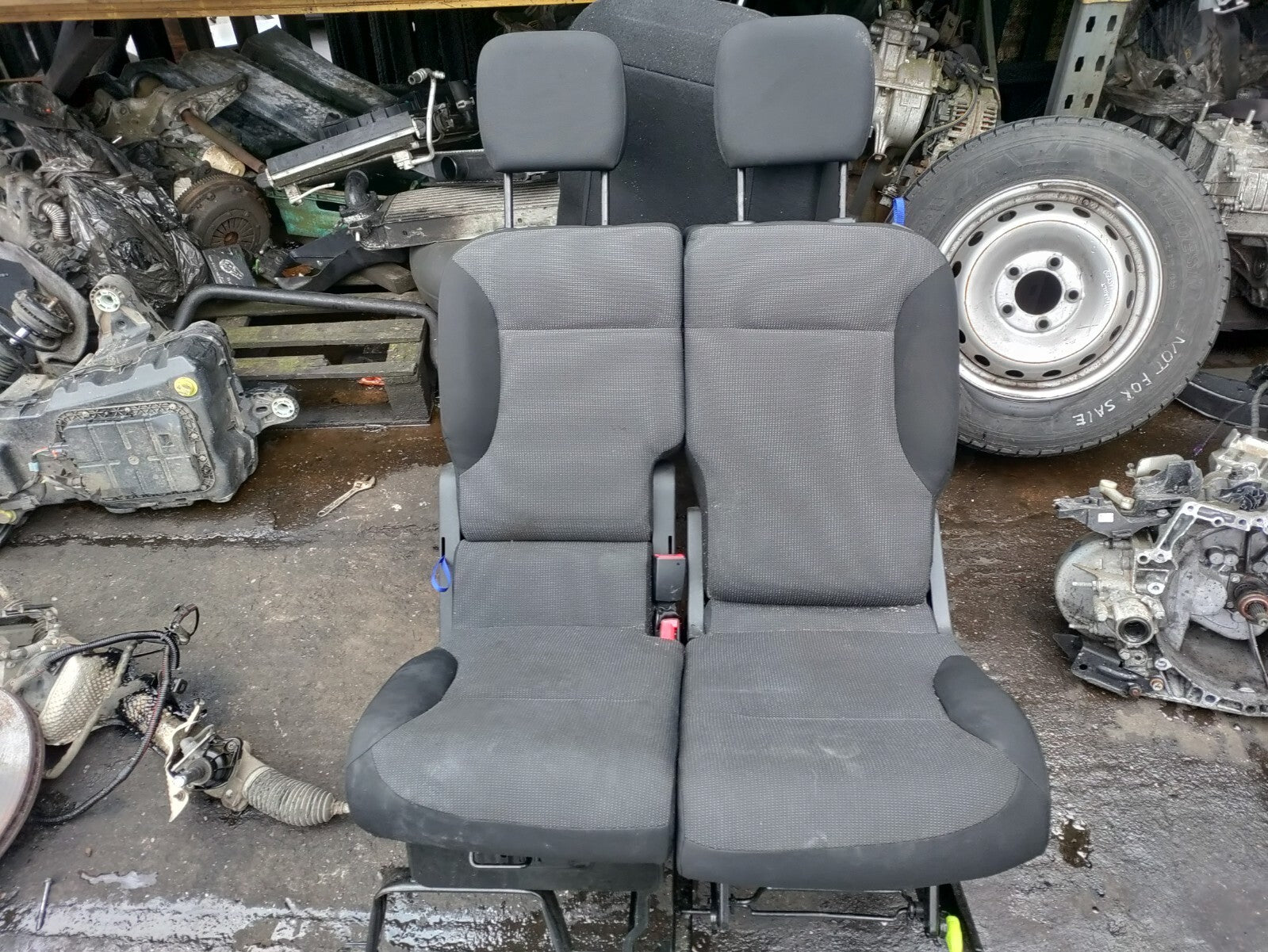 CITROEN BERLINGO PARTNER MK3 K9 2021 NSF PASSENGER SIDE FRONT TWIN FABRIC SEATS