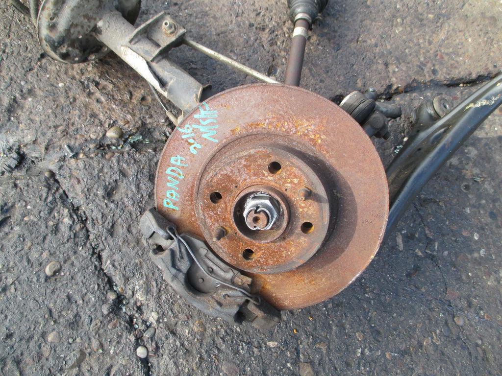 FIAT PANDA 2016 NSF PASSENGER SIDE FRONT SUPENSION HUB SPRING SHOCK CALIPER