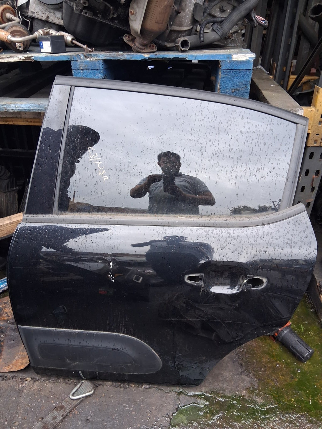 2021 CITROEN C3 MK3 NSR PASSENGER SIDE REAR LEFT BARE DOOR BLACK