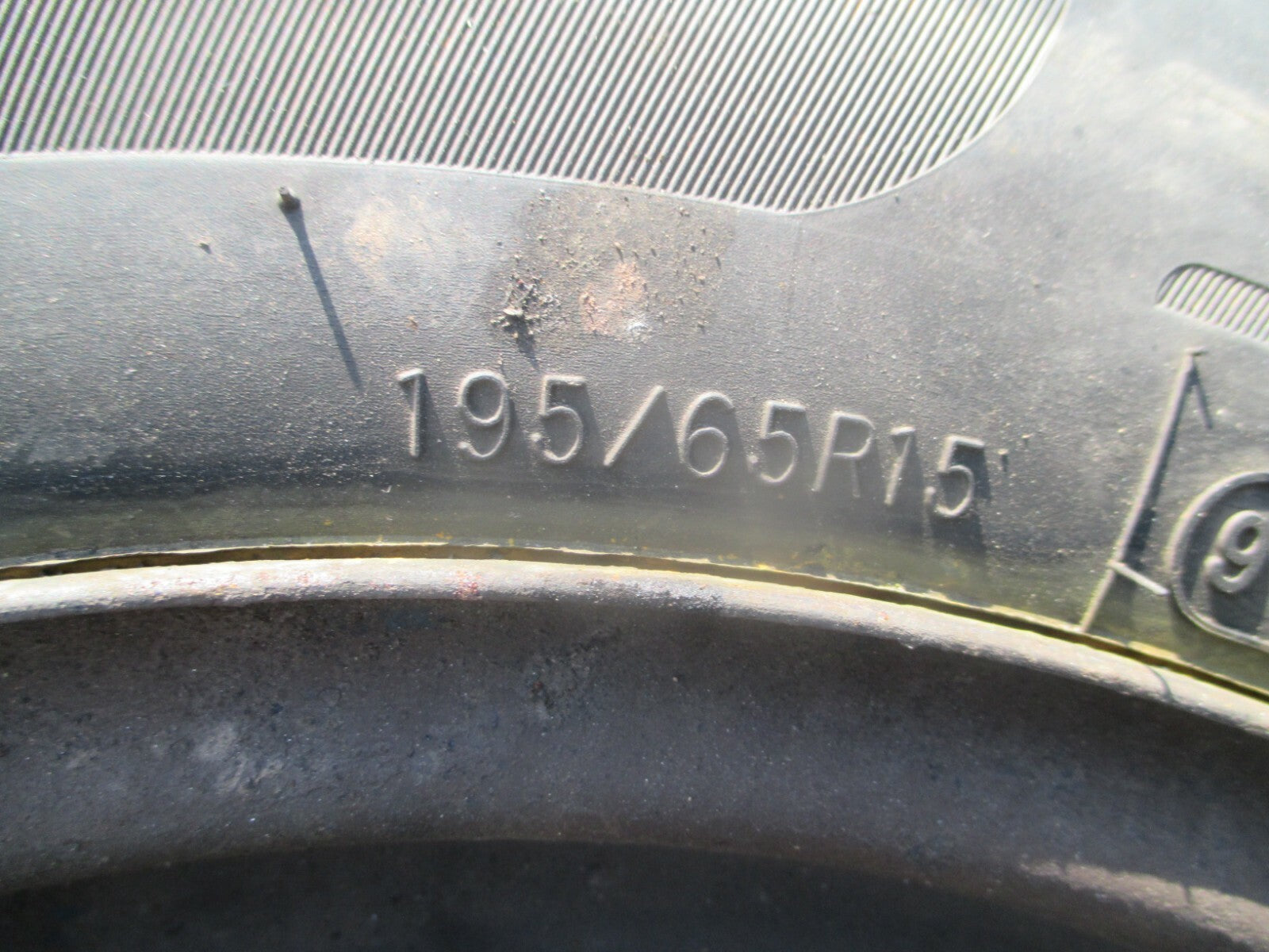 VW VOLKSWAGEN GOLF 2013 MK7 15 INCH STEEL WHEEL WITH TYRE 195/65R15