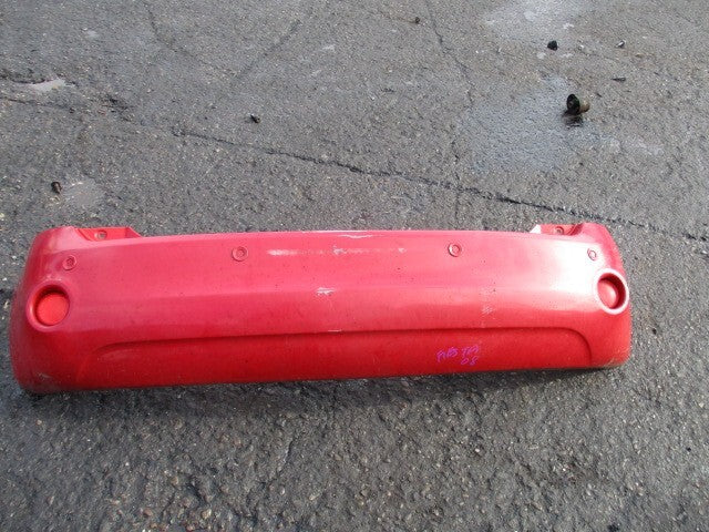 FORD FIESTA MK6 2008 5 DOOR REAR COMPLETE BUMPER RED