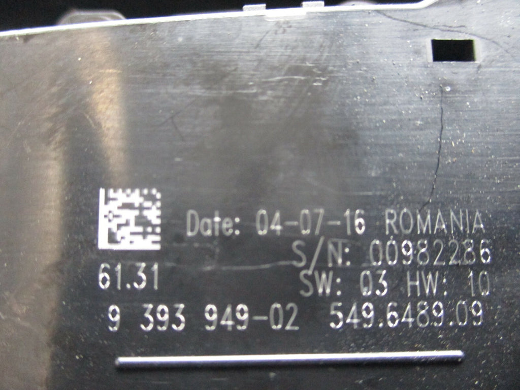 BMW 1 SERIES F20 F21 HEADLIGHT CONTROL SWITCHES 939394902