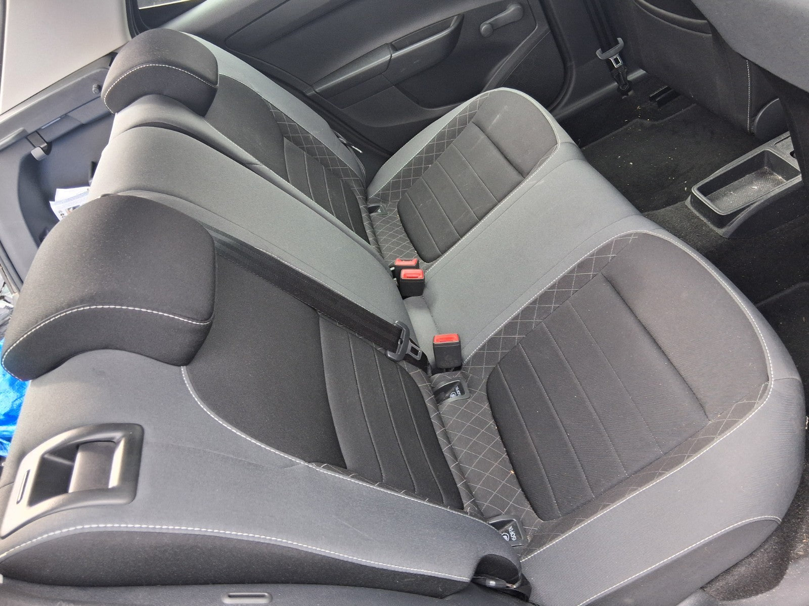 2020 SKODA FABIA MK3 NJ HATCHBACK COMPLETE REAR FABRIC SEATS SEAT