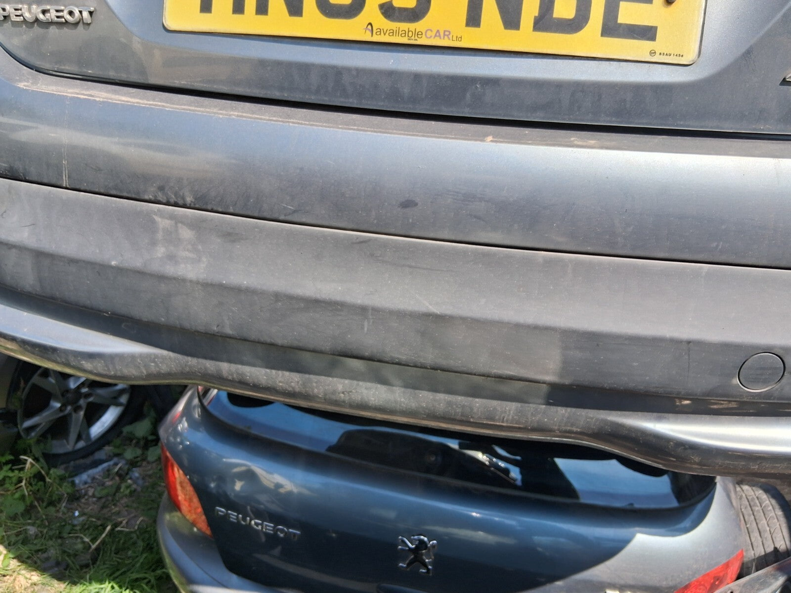 2009 PEUGEOT 207 PRE FACELIFT REAR COMPLETE BUMPER GRIS THORIUM METALLIC KTHC