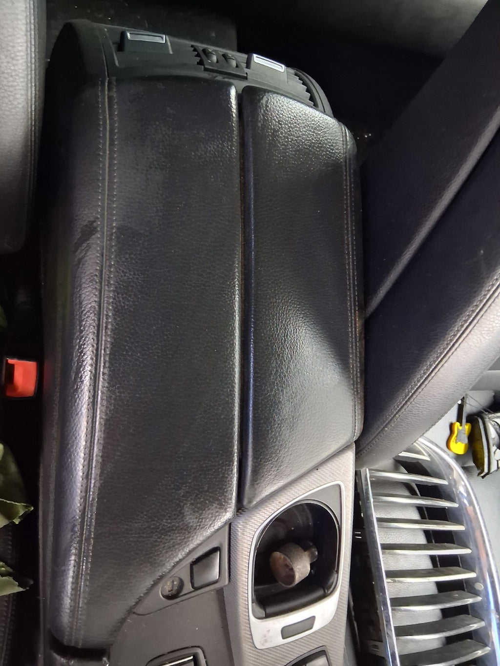 2010 BMW 5 SERIES F10 M SPORT CENTRE CONSOLE LEATHER ARM REST