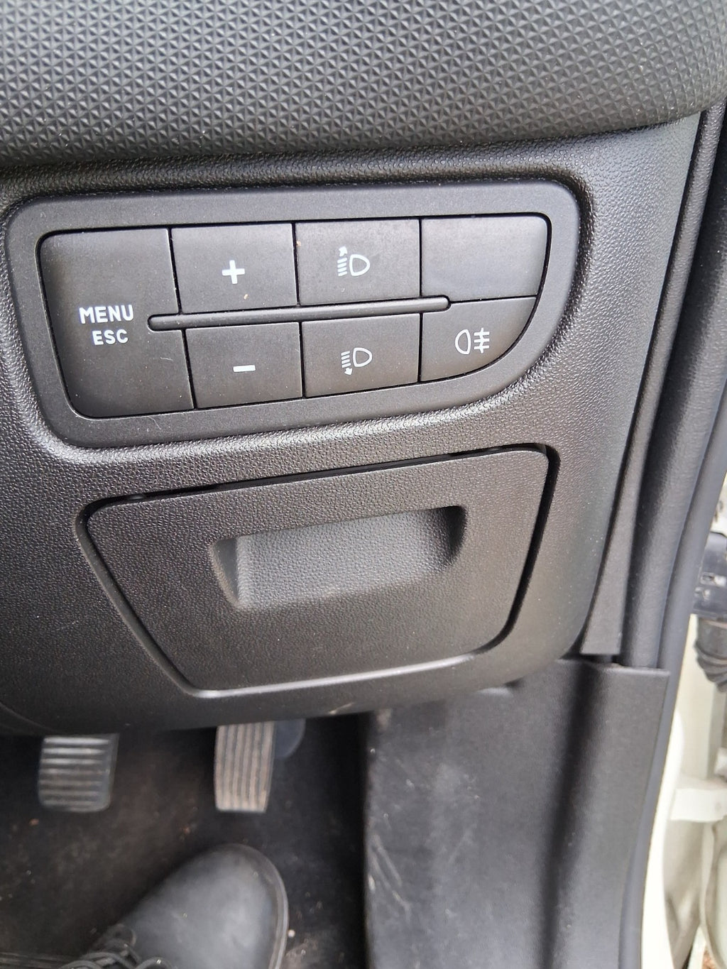 2014 FIAT PUNTO FACELIFT 5 DOOR MK3 HEADLIGHT CONTROL SWITCH PANEL