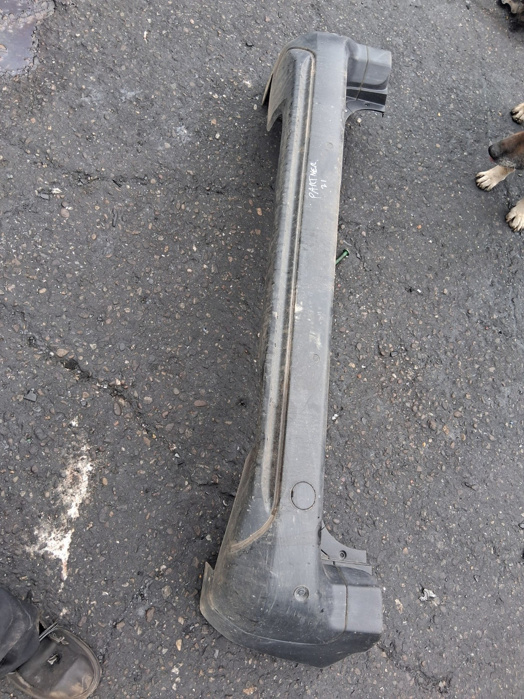 2021 PEUGEOT PARTNER K9 MK3 REAR COMPLETE BUMPER BLACK