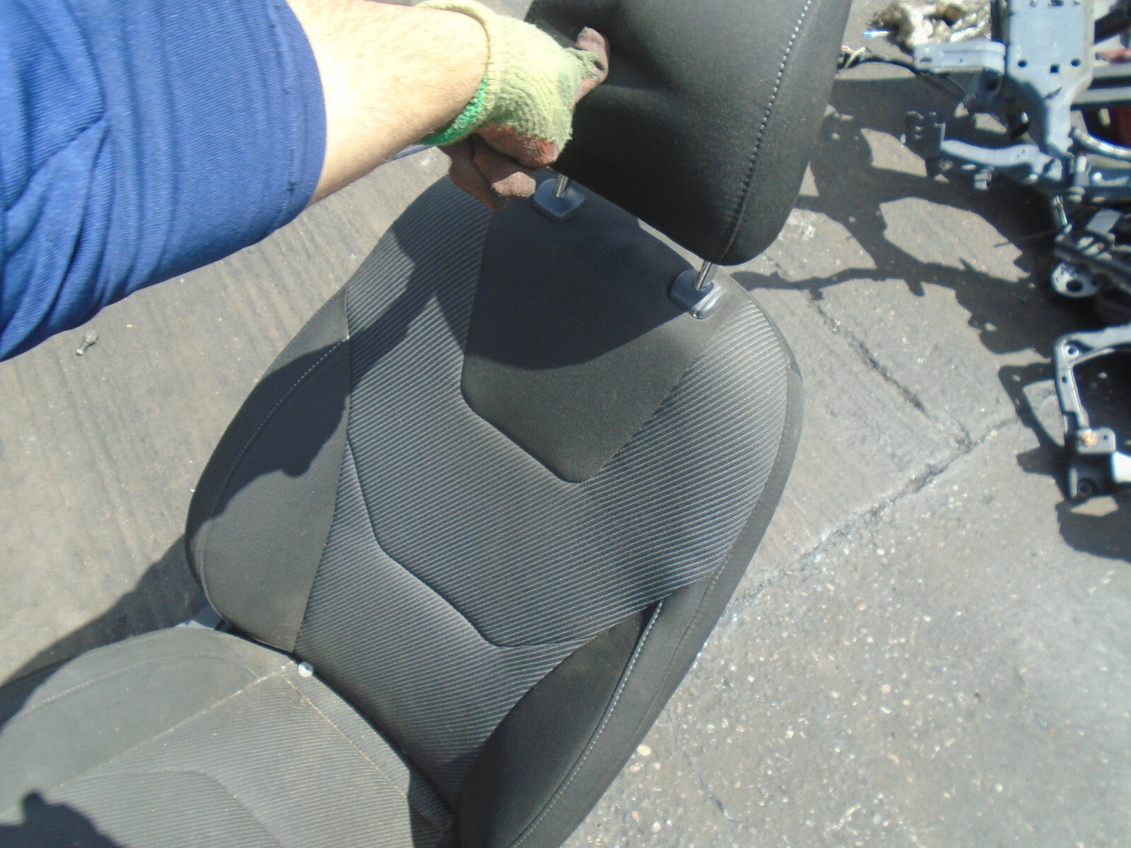 FORD MONDEO MK5 2016 OSF DRIVER SIDE FRONT COMPLETE SEAT FABRIC