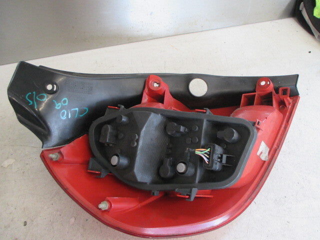 RENAULT CLIO 2009 OFFSIDE NON LED REAR LIGHT LAMP