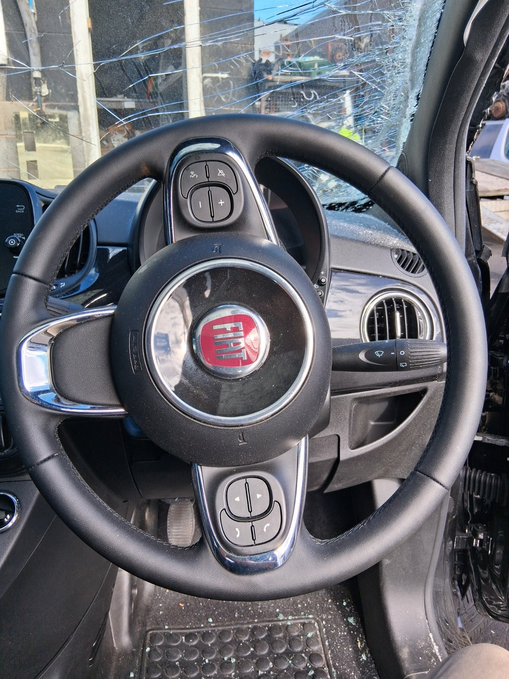 2025 FIAT 500 MHEV MULTIFUNCTIONAL STEERING WHEEL WITHOUT AIR BAG BLACK