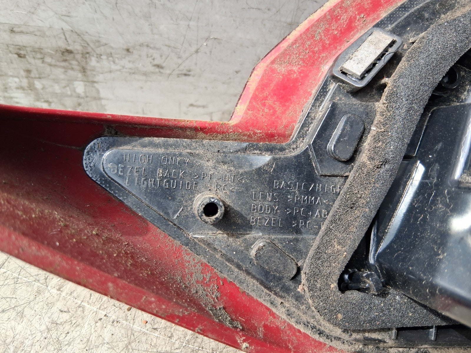 FORD FIESTA 2021 MK8 NSR PASSENGER SIDE REAR LEFT INNER TAIL LIGHT