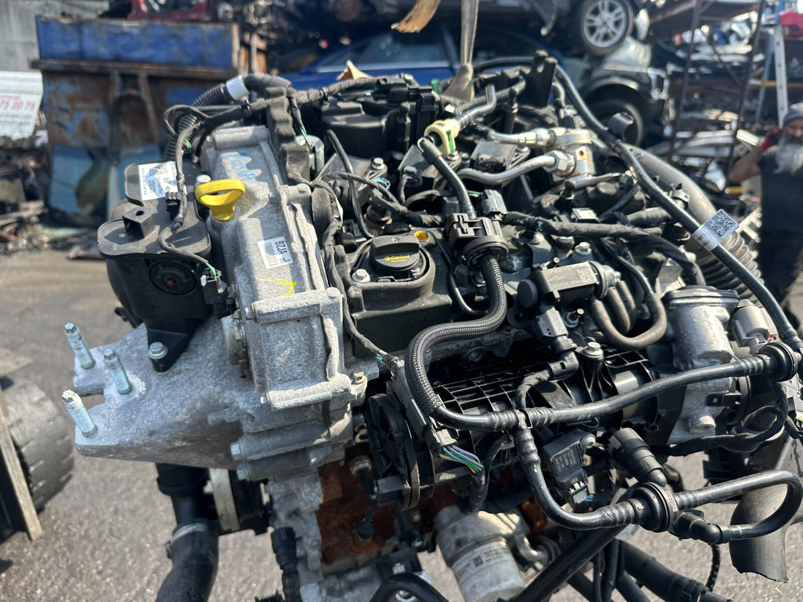 2021 FORD FIESTA MK8 1.0 PETROL ENGINE BARE ECOBOOST BZJA DAMAGED SUMP