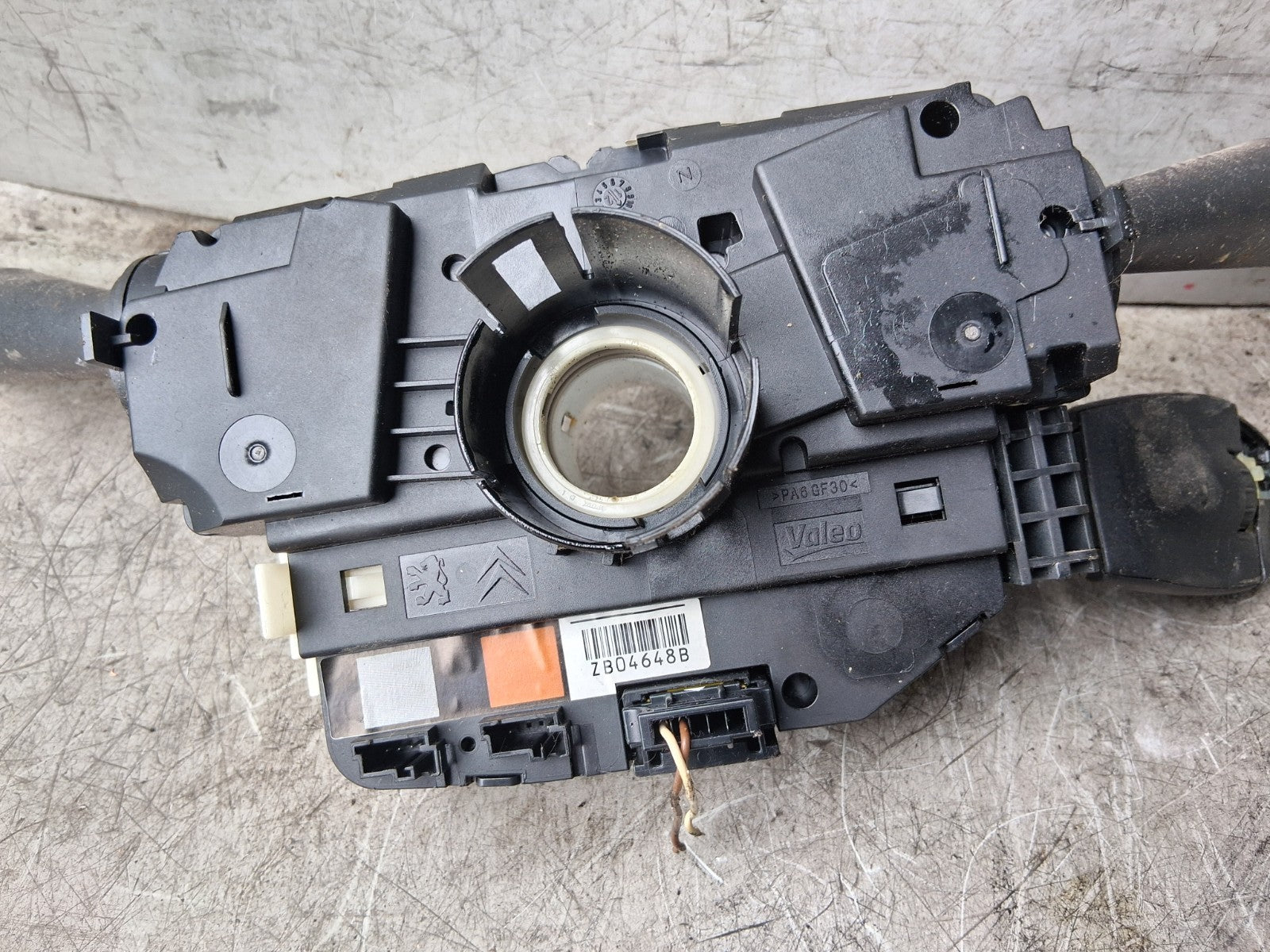 2012 PEUGEOT 208 INDICATOR WIPER COMBINATION SWITCH STALK SQUIB RING 98030390ZD