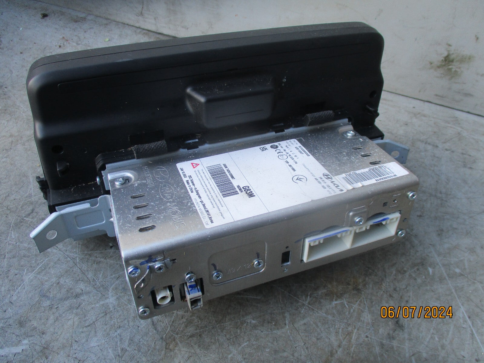 KIA PICANTO MK3 2023 RADIO STEREO BLUETOOTH 96150G6830