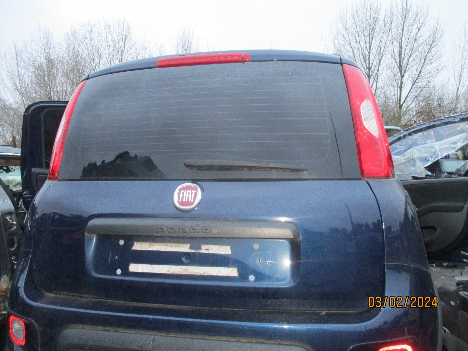 FIAT PANDA 319 2017 FRONT RADIATOR UPPER BADGE EMBLEM GRILL GRILLE
