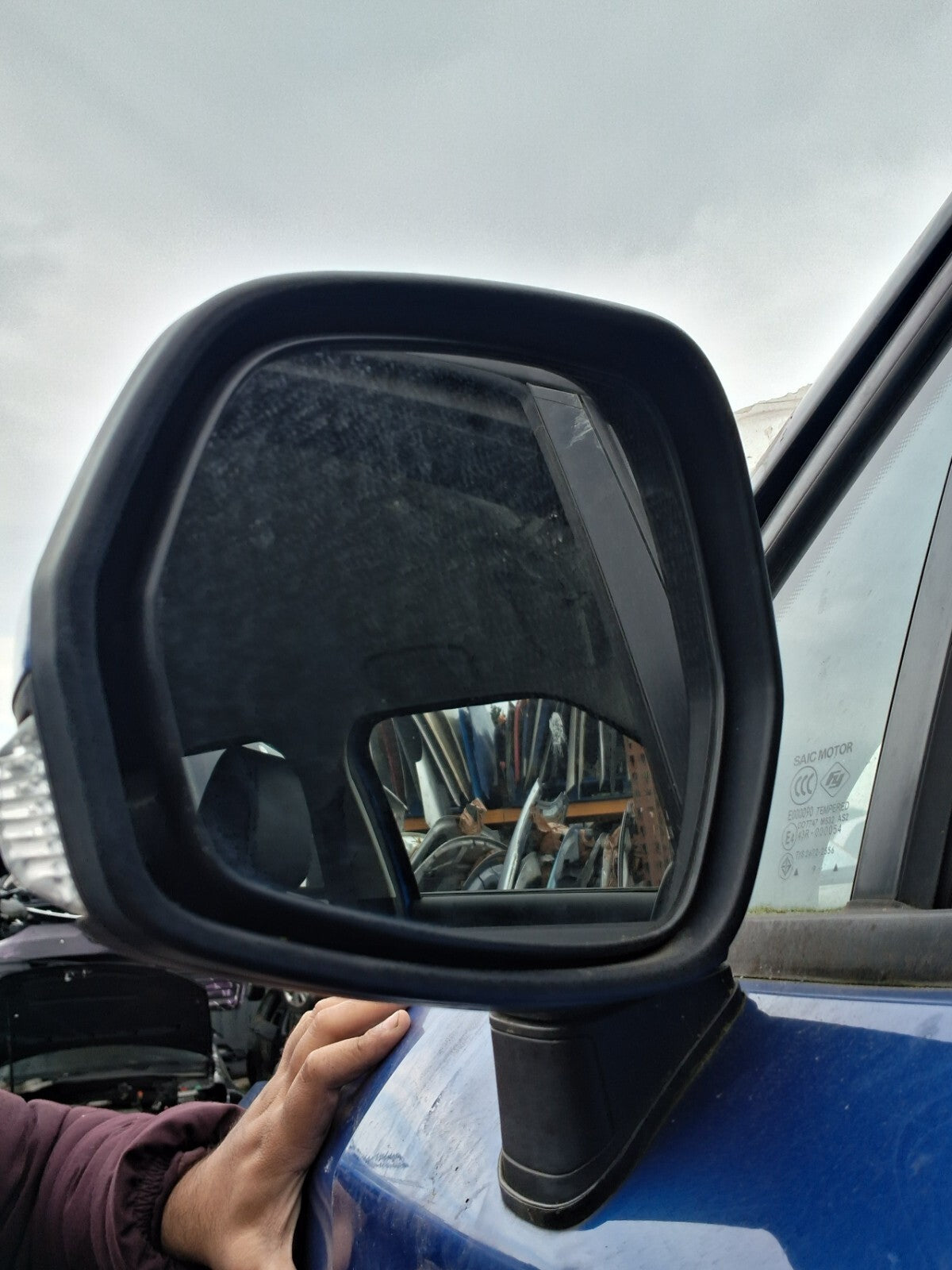 2021 MG 3 MK2 EXCLUSIVE NSF PASSENGER SIDE LEFT ELECTRIC WING MIRROR BLUE