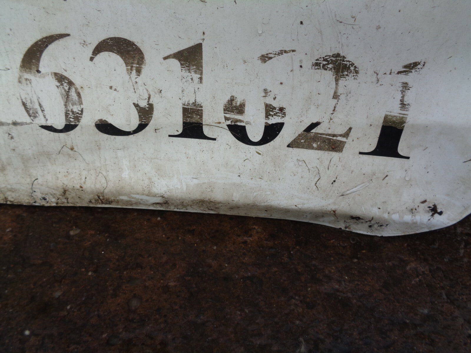 FORD FIESTA MK7 2008-2012 NS PASSENGER SIDE DOOR WHITE DAMAGED