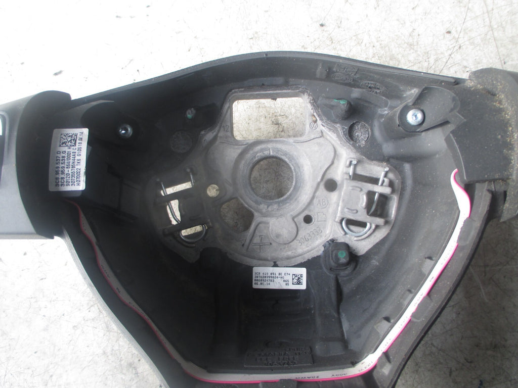 VW VOLKSWAGEN PASSAT B7 2014 MULTIFUNCTION STEERING WHEEL 3C8959537D