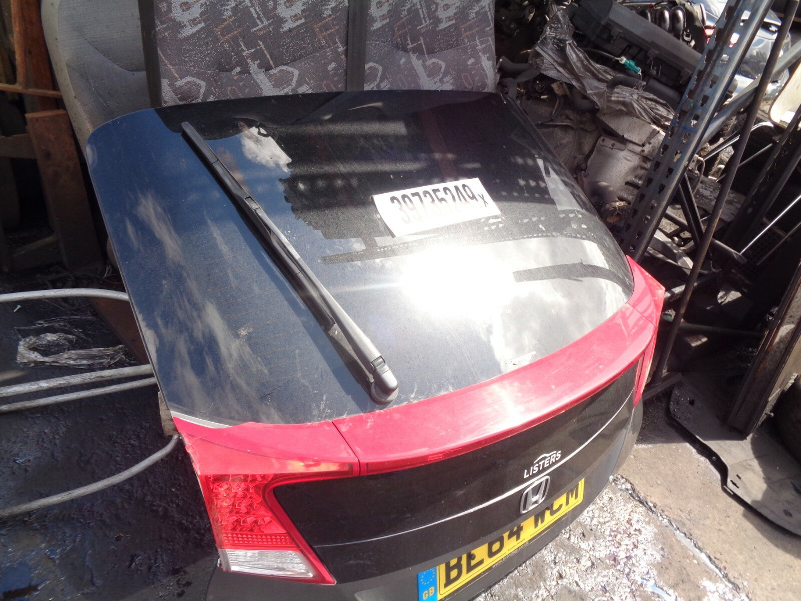 2015 HONDA CIVIC MK9 COMPLETE TAILGATE BOOTLID REAR BLACK