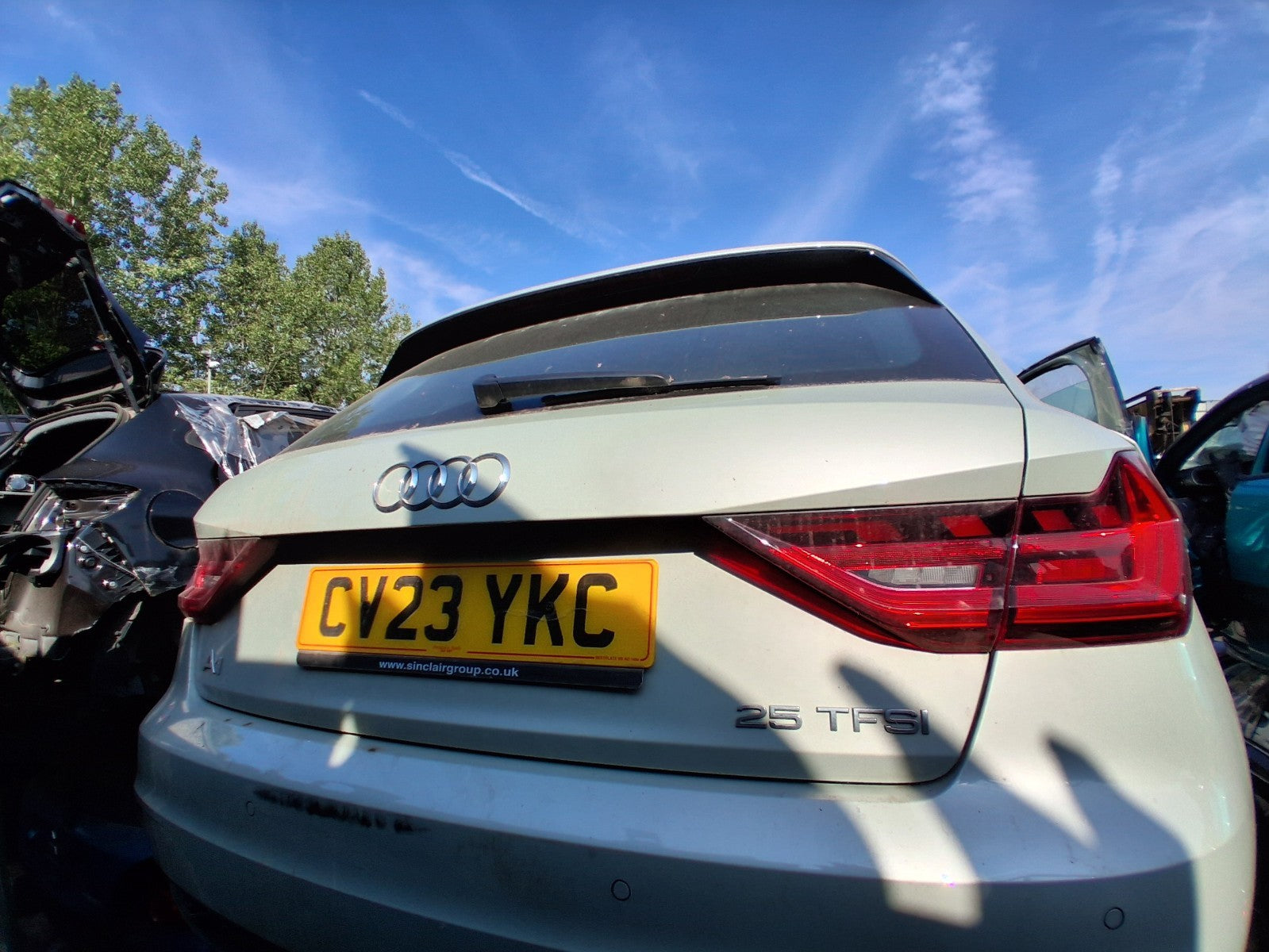 2023 AUDI A1 SPORT MK2 REAR BARE TAILGATE BOOTLID DEW SILVER METALLIC LX7E X7E