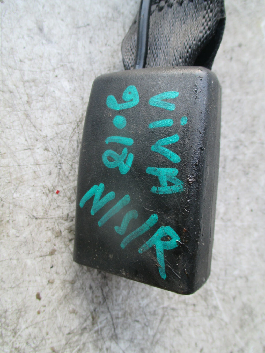 VAUXHALL VIVA 2018 NSR REAR PASSENGER SIDE SEATBELT DOUBLE BUCKLE 42589907