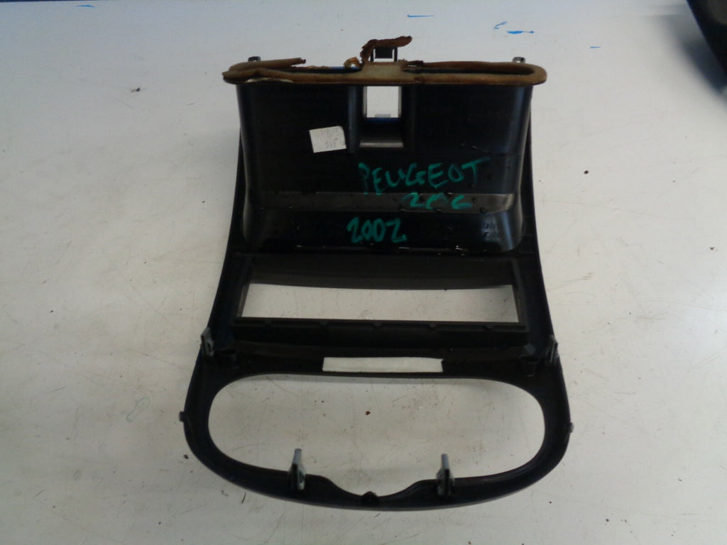 PEUGEOT 206 2002 CENTRE CONSOLE AC DASH TRIM VENTS GRAPHITE GREY