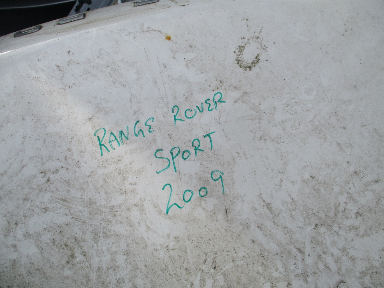 2009 RANGE ROVER SPORT l320 FRONT BONNET HOOD ALASKA WHITE LRC 909