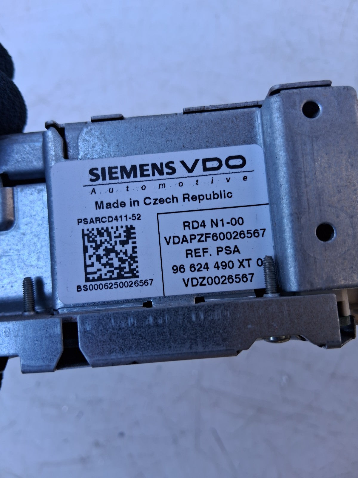 CITROEN C3 2006 COMPLETE CAR RADIO WITHOUT CODE VDAPZF60026567