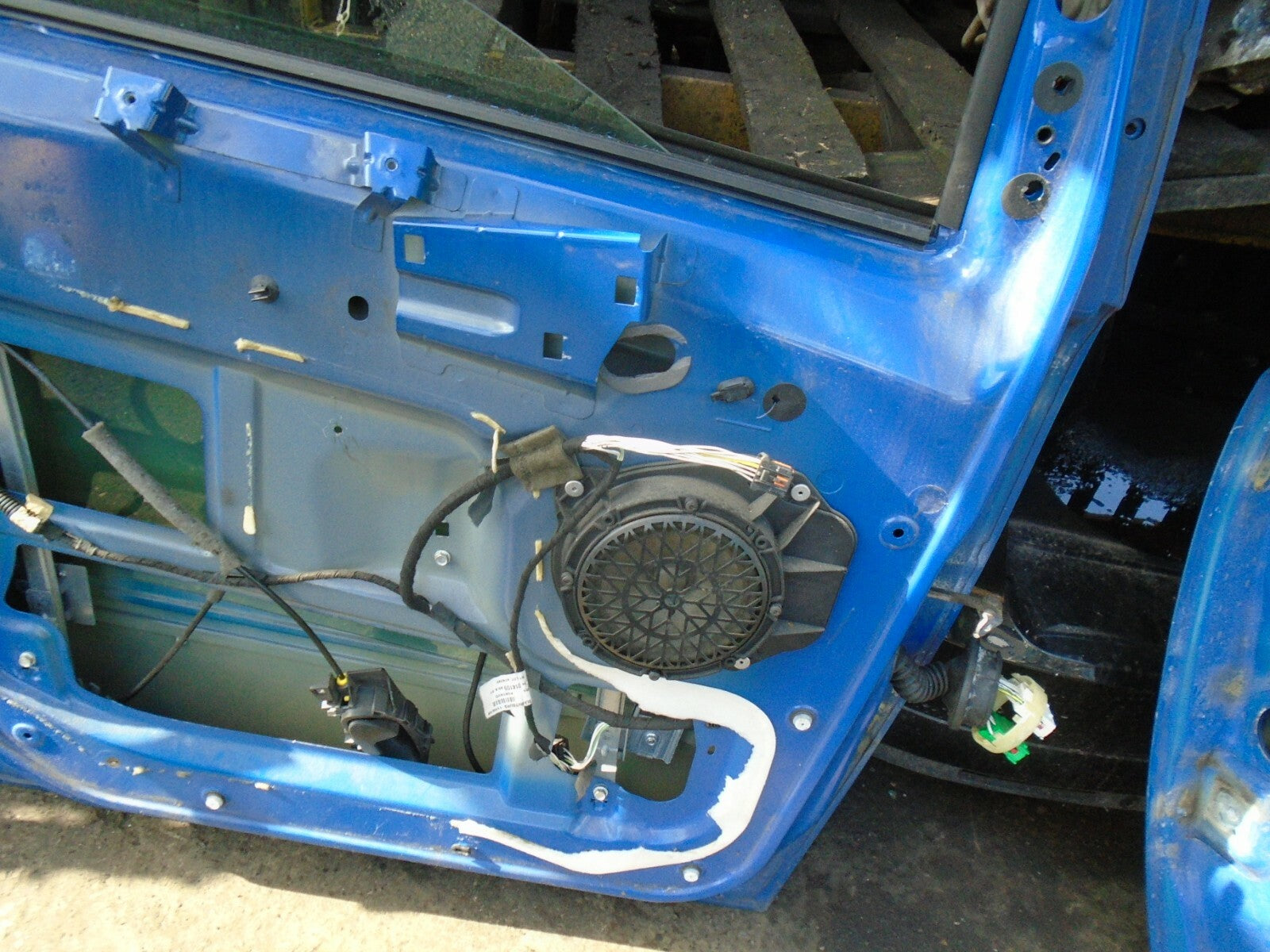 CITROEN DISPATCH 2008 MK2 NSF FRONT PASSENGER SIDE COMPLETE DOOR BLUE