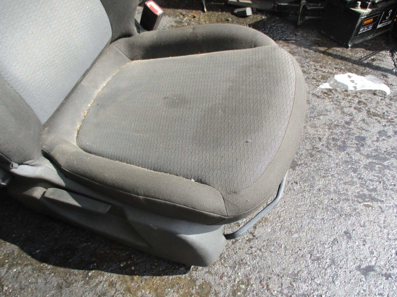 VAUXHALL CORSA E 2017 OS DRIVER SIDE FRONT COMPLETE SEAT FABRIC