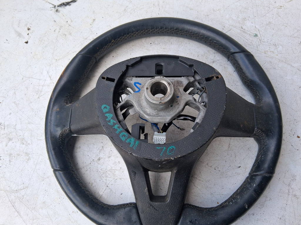 2020 NISSAN QASHQAI J11 MK2 MULTIFUNCTIONAL STEERING WHEEL BLACK 34231448F