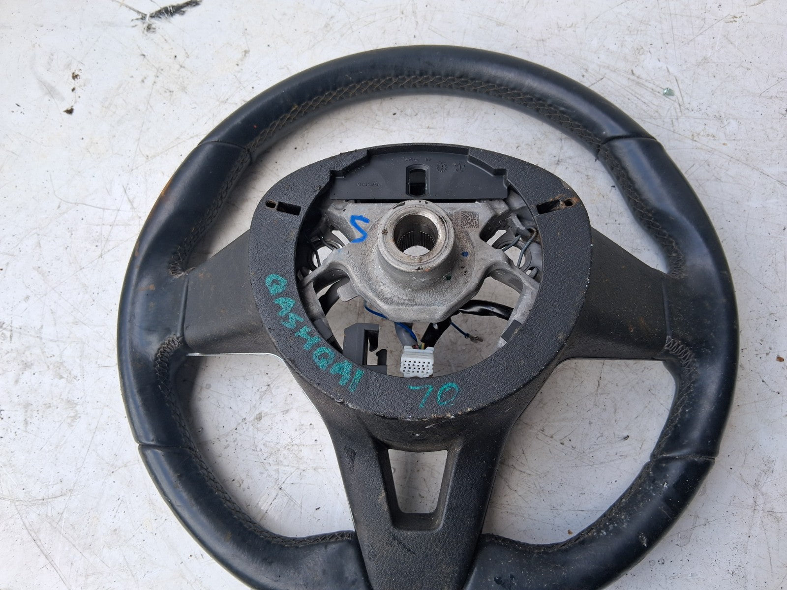 2020 NISSAN QASHQAI J11 MK2 MULTIFUNCTIONAL STEERING WHEEL BLACK 34231448F