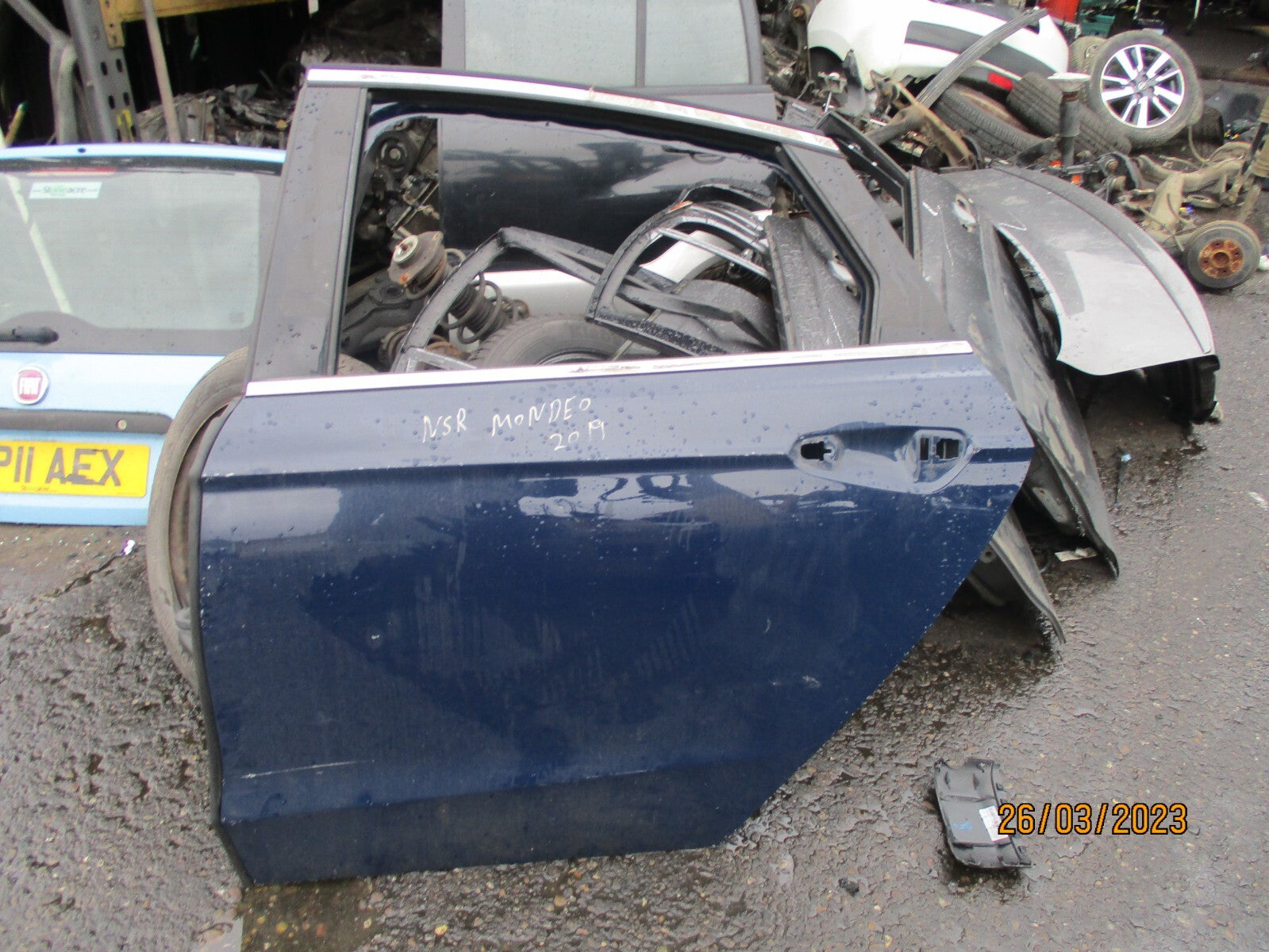 2019 FORD MONDEO MK5 NSR PASSENGER SIDE REAR DOOR BARE BLAZER BLUE