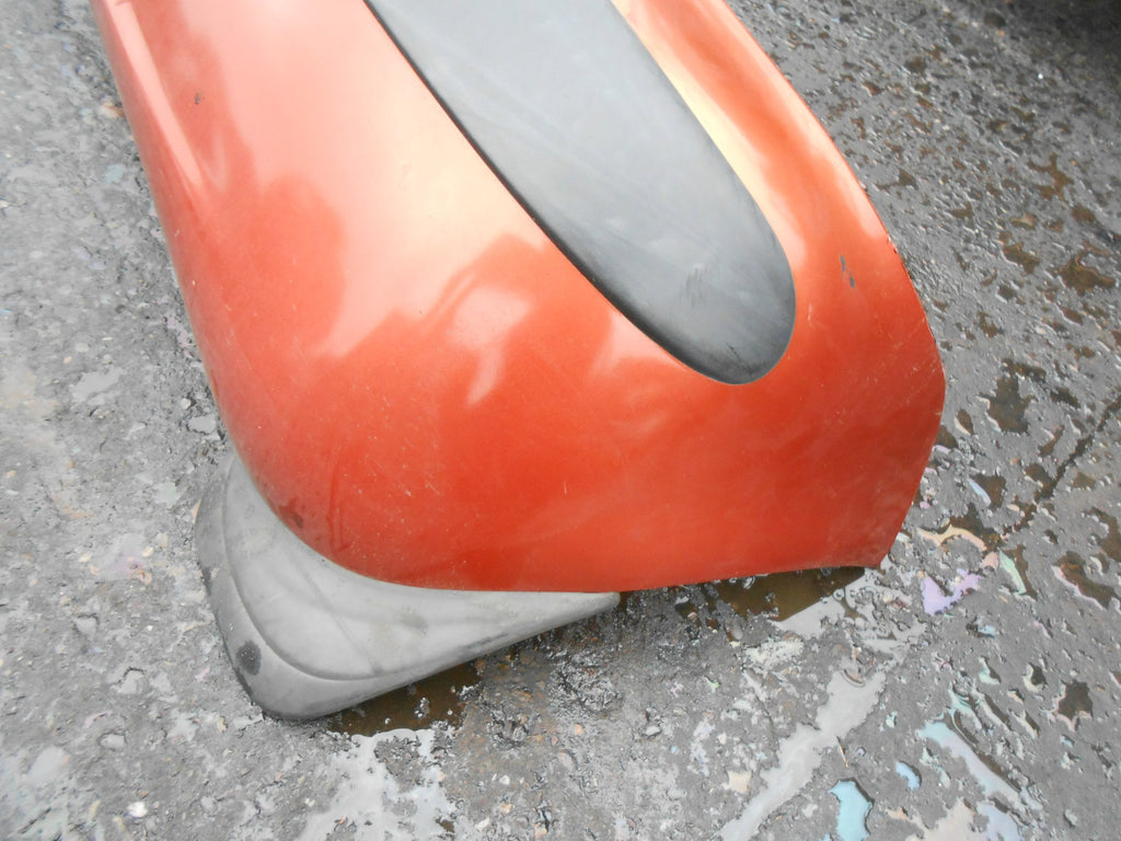 DAWOO MATIZ 1999 COMPLETE REAR BUMPER ORANGE