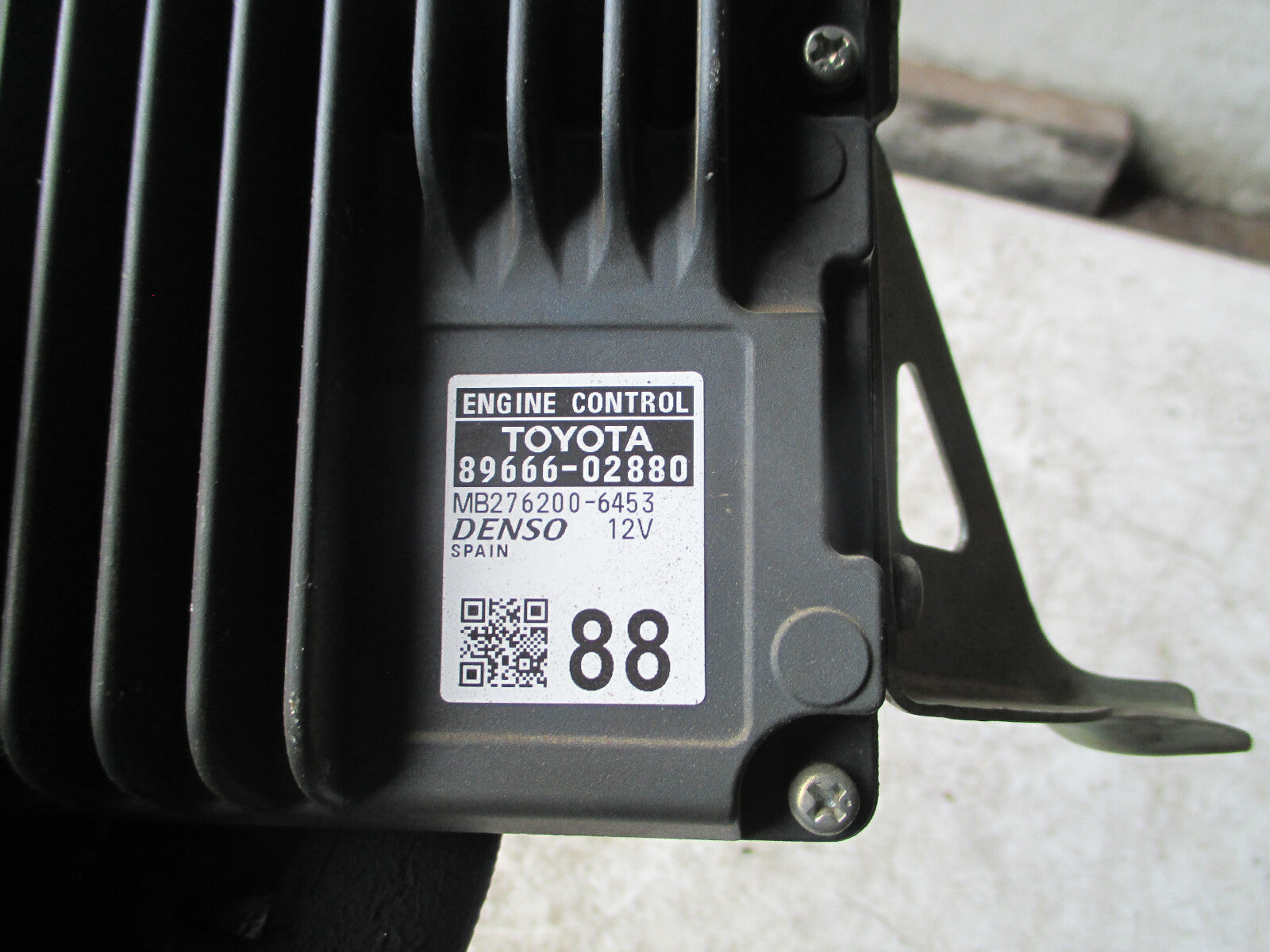 TOYOTA AURIS 2018 ECU ENGINE CONTROL MODULE UNIT 8966602880