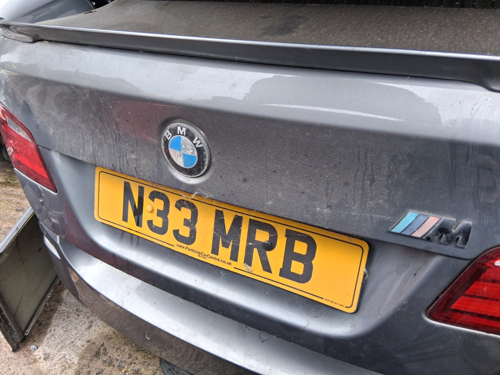2010 BMW 5 SERIES F10 M SPORT BARE TAILGATE BOOTLID SPACE GREY METALLIC A52